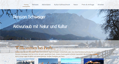 Desktop Screenshot of pension-schwaiger.com